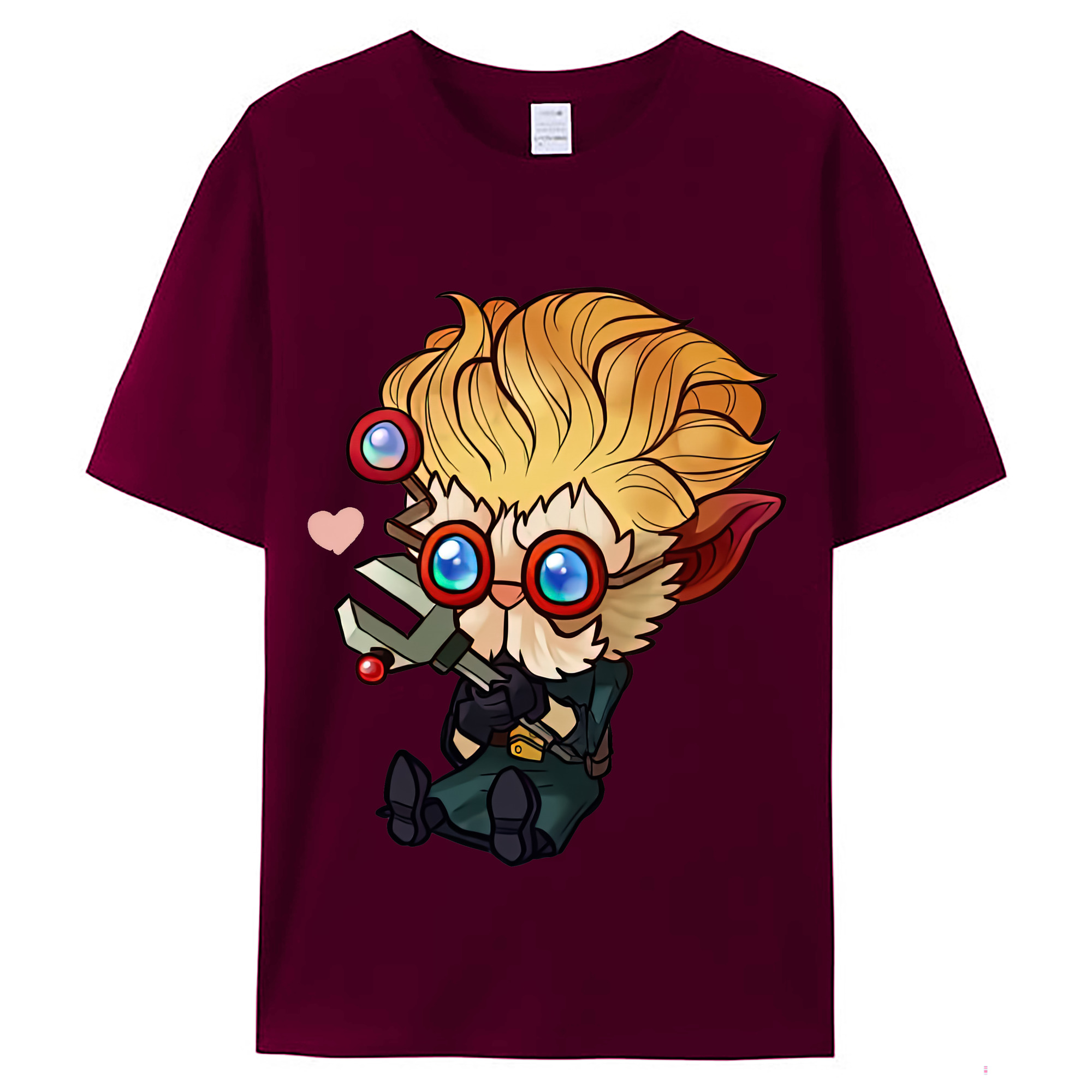 （画像用） リーグ・オブ・レジェンド League of Legends LOL レディースカジュアルプリントTシャツ（綿100％）